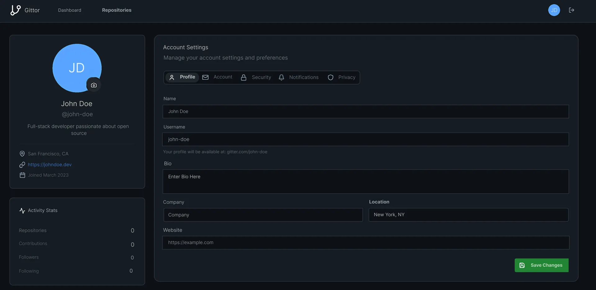 GitTor - Iowa State Senior Design screenshot 3